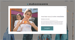 Desktop Screenshot of mabonneamie.com