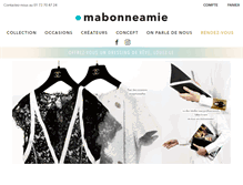 Tablet Screenshot of mabonneamie.com